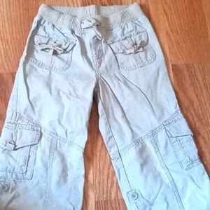 Tan multi pocket pants